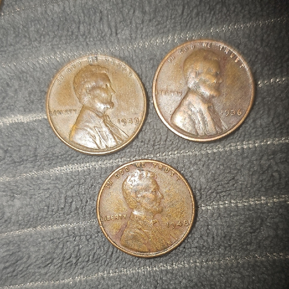 Vintage Lincoln Wheat Pennies